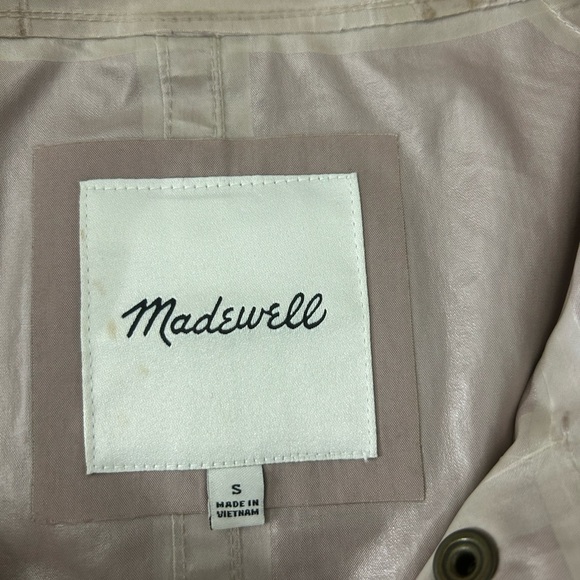 Madewell Women's Anorak Raincoat Mauve Color.Size Small - Picture 5 of 5